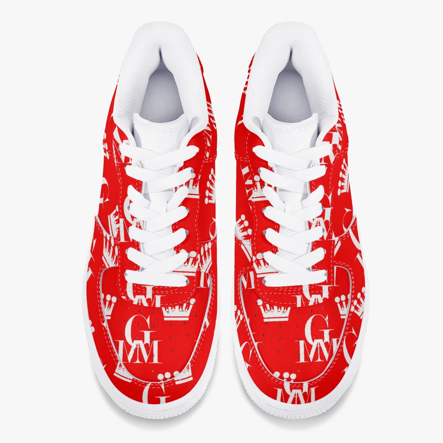 MOGUL Brand Classic Crown Big Logo Sneakers – Red/White