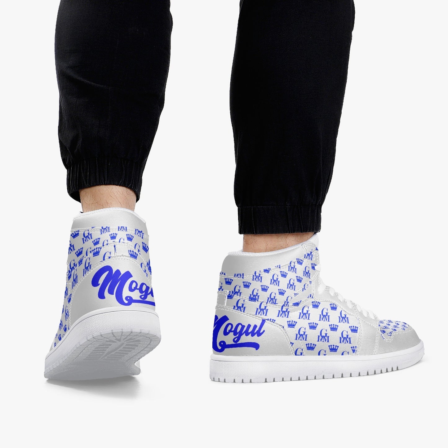 MOGUL Classic Crown Men's Sneakers - Blue/White
