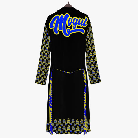 MOGUL Classic Crown Long Robe - True Blue/Black/Gold