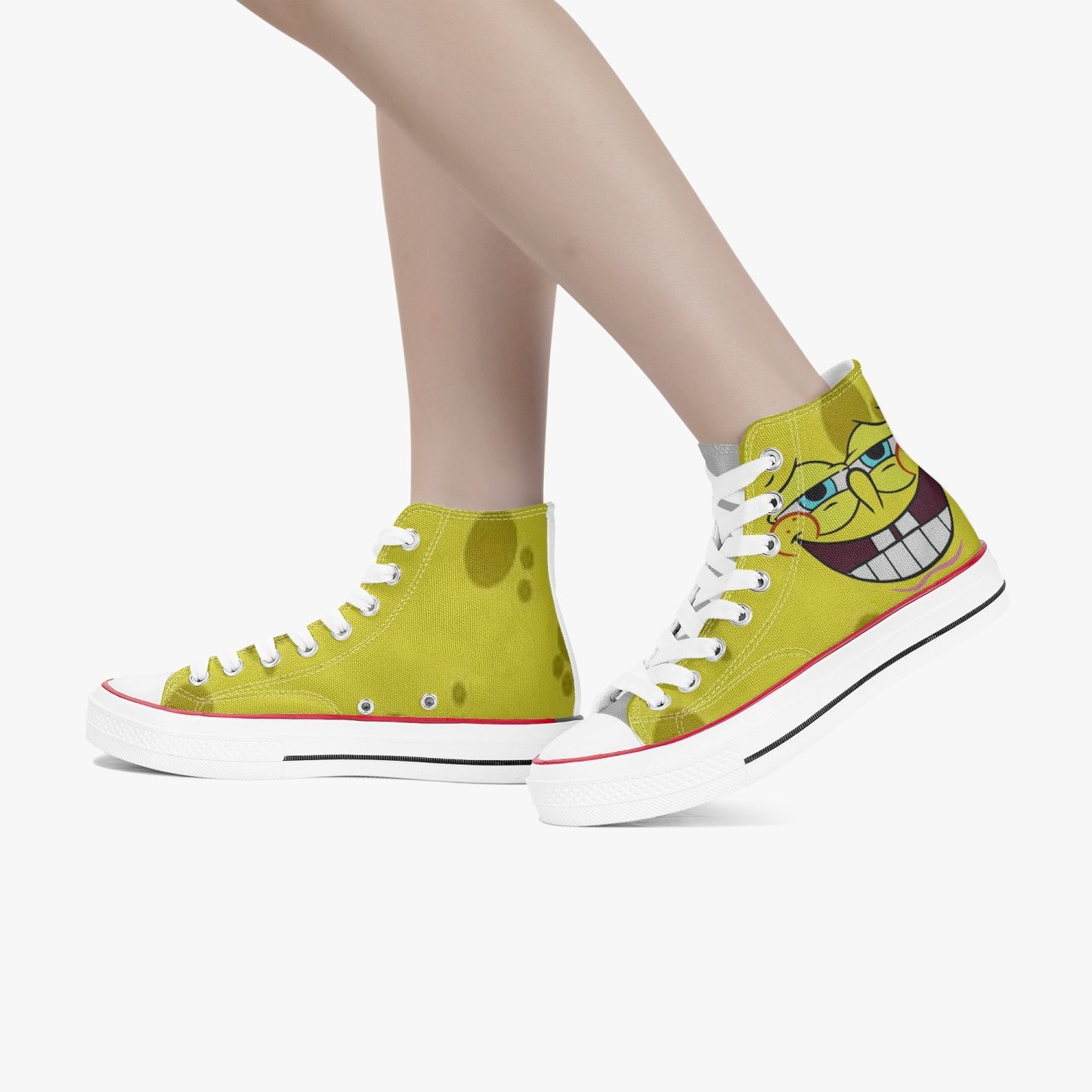 Sponge Bob High-Top Canvas Sneakers