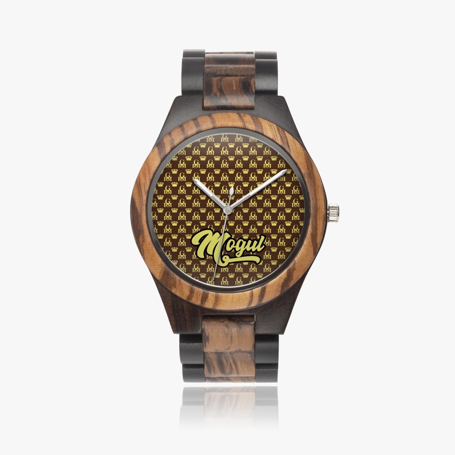 MOGUL Imported Indian Ebony Wood Watch - Exclusive 45mm