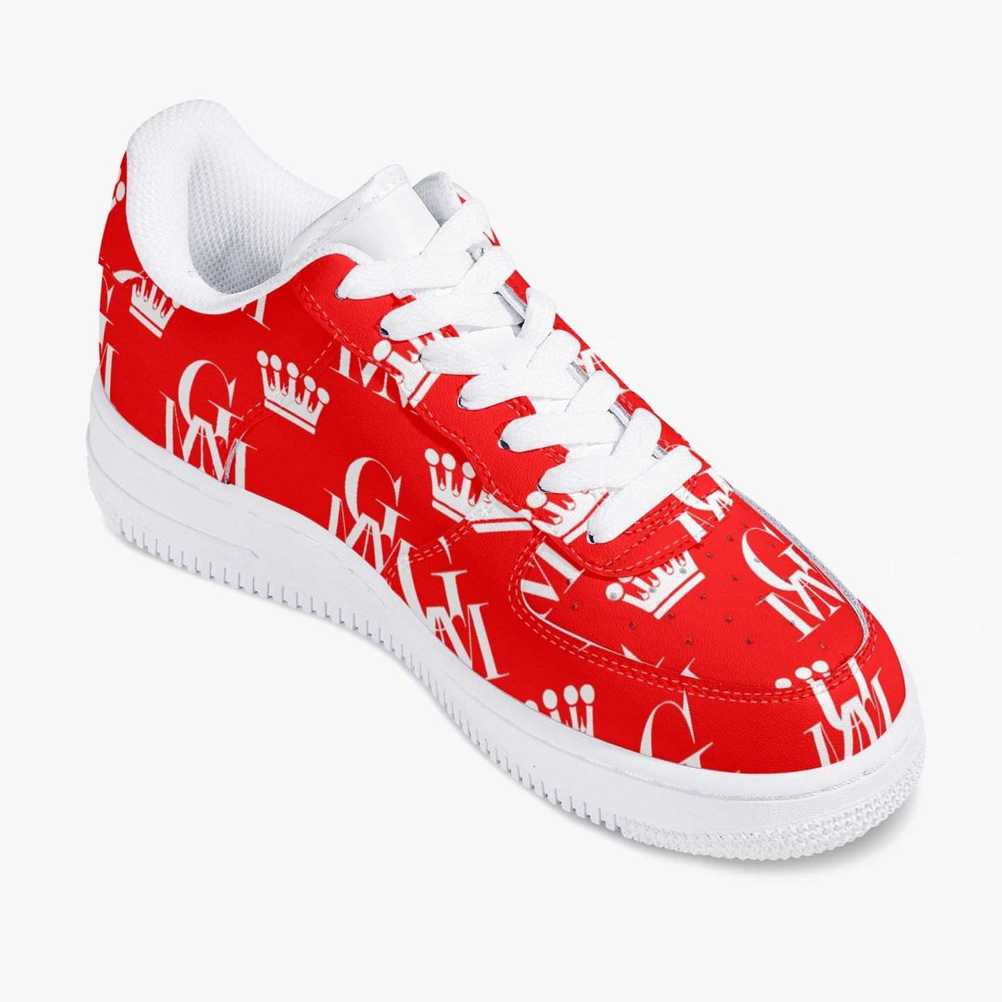 MOGUL Brand Classic Crown Big Logo Sneakers – Red/White