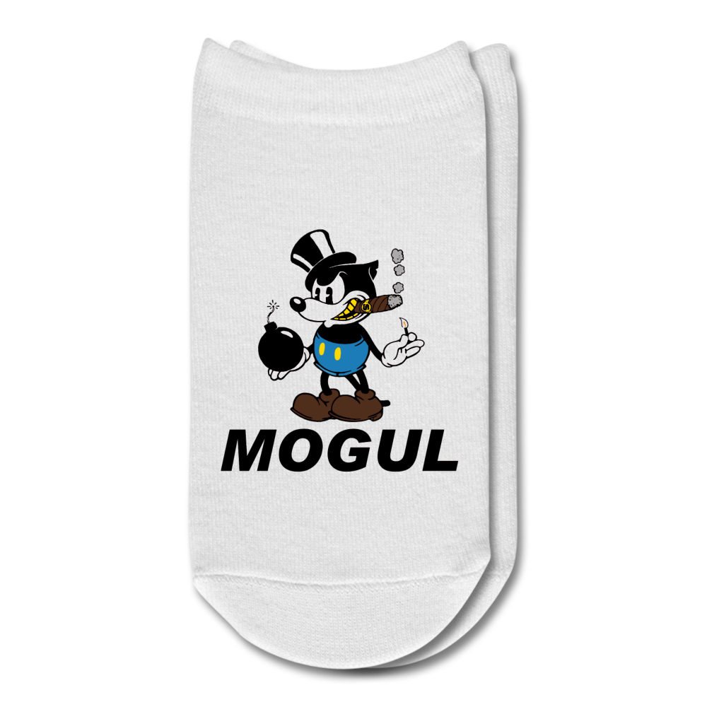 MOGUL Bomber Cat Ankle Socks - Limited Edition - white