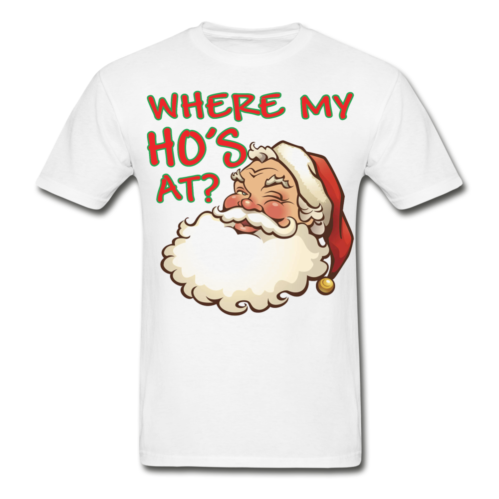 Santa Face T-Shirt - white