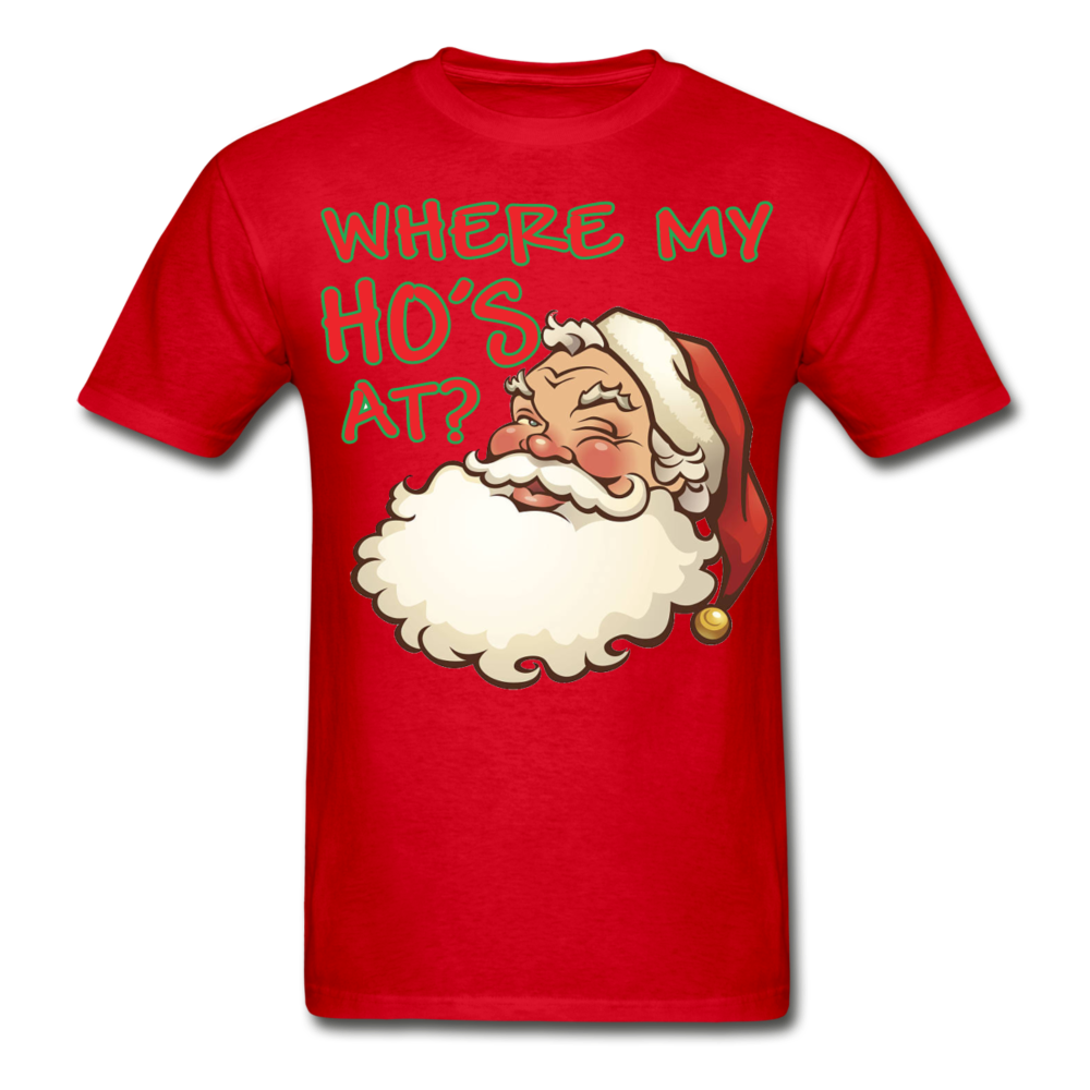 Santa Face T-Shirt - red