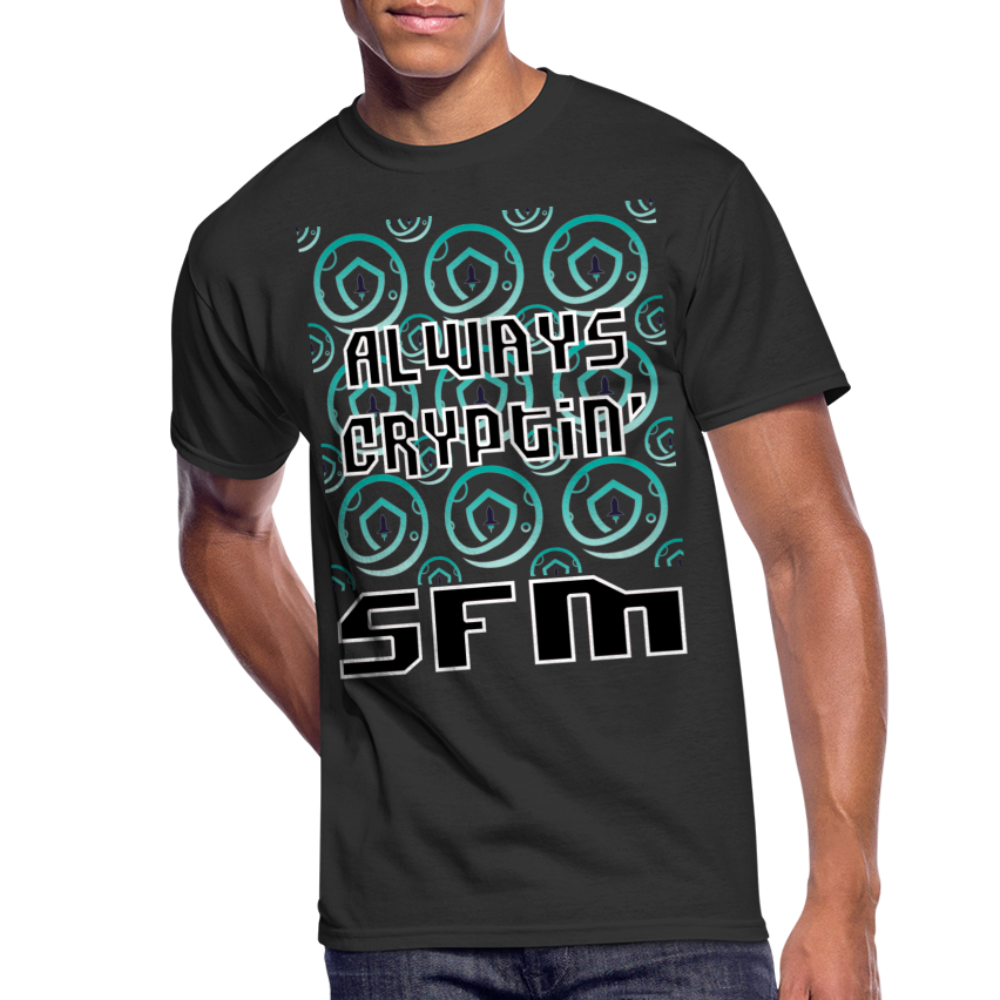 Crypto Currency "Always Cryptin'" Safemoon Coin SFM T-Shirt - black