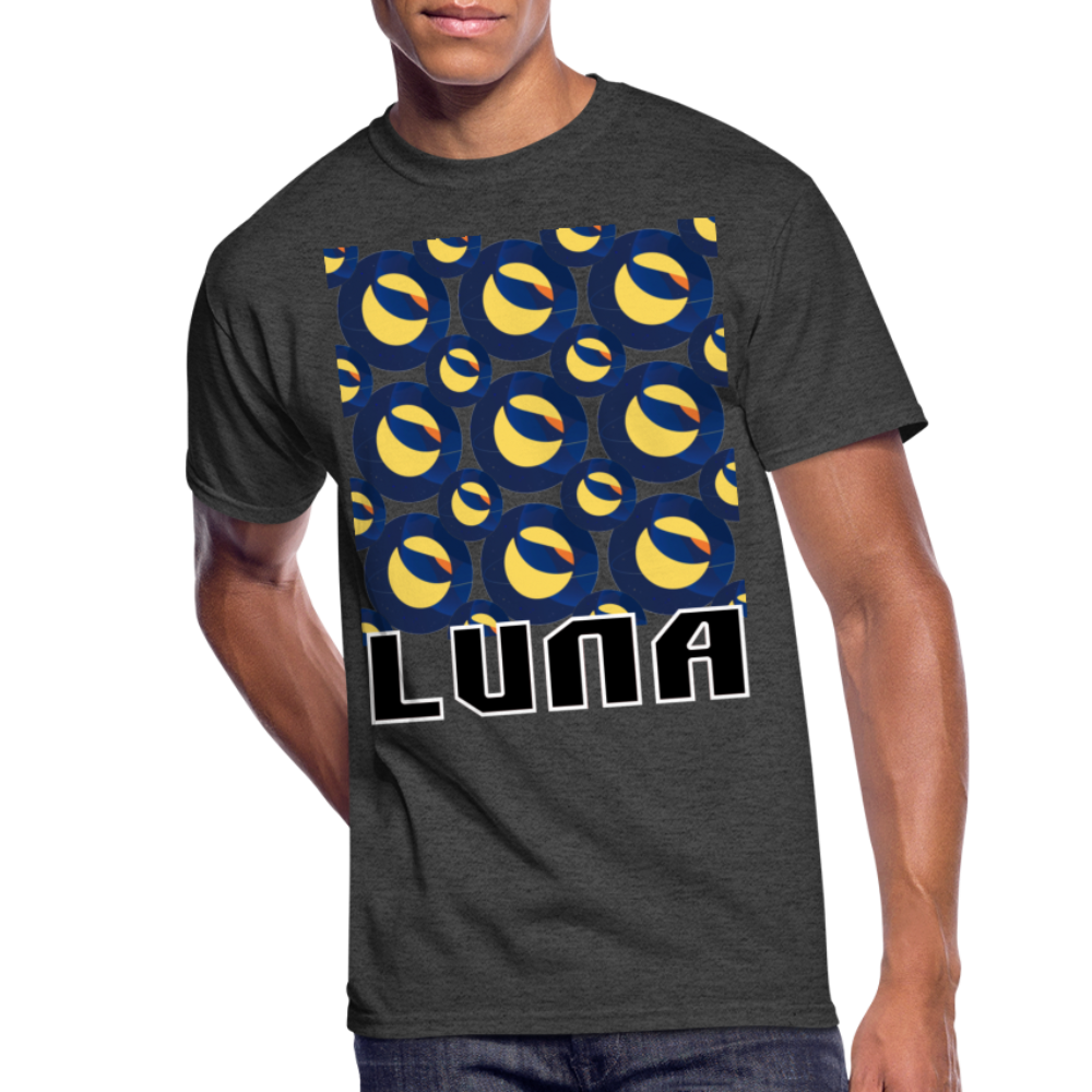 Crypto Currency Terra Coin LUNA T-Shirt - heather black