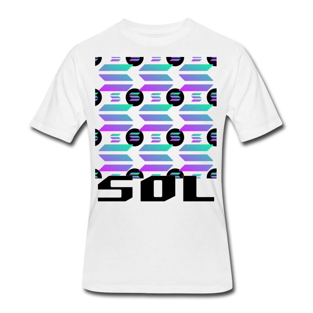 Crypto Currency Solana Coin SOL T-Shirt - white