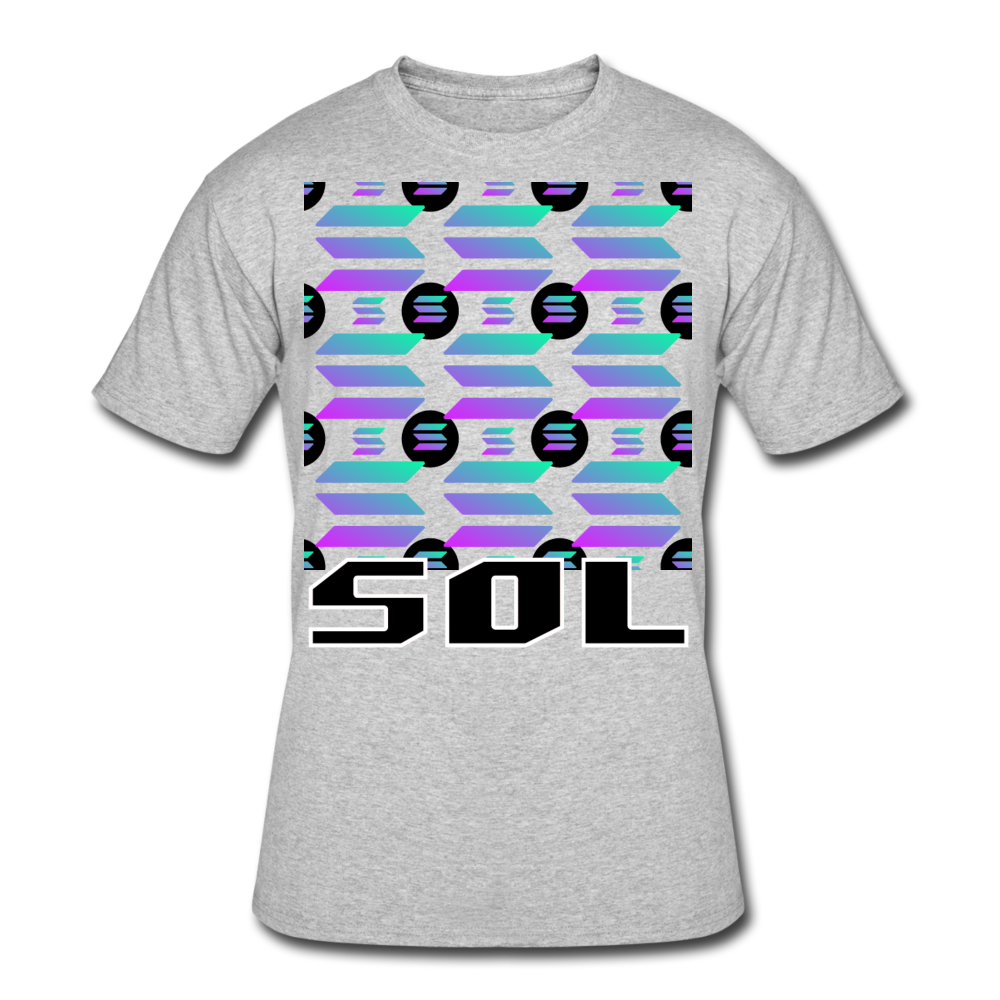 Crypto Currency Solana Coin SOL T-Shirt - heather gray