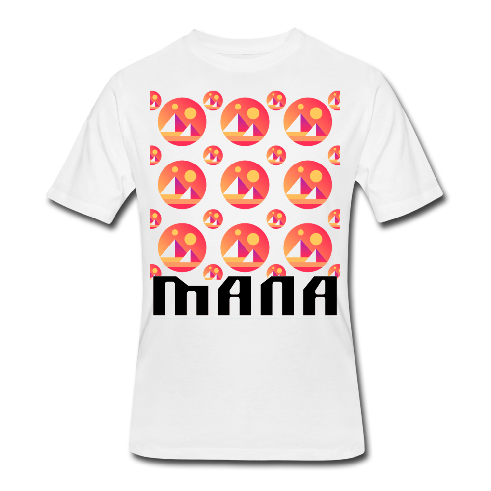 Crypto Currency Decentraland Coin MANA T-Shirt - white