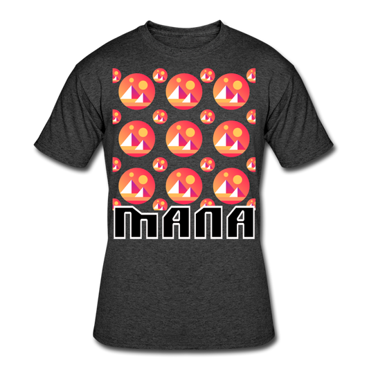 Crypto Currency Decentraland Coin MANA T-Shirt - heather black