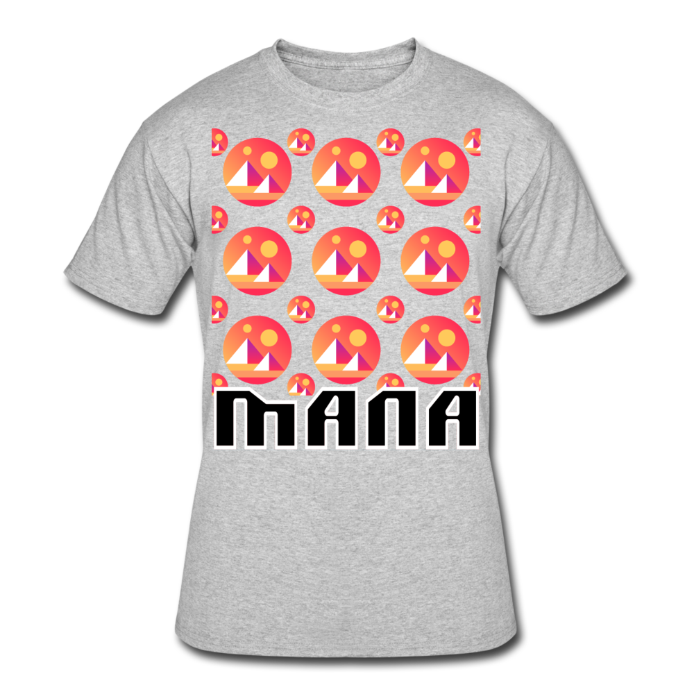 Crypto Currency Decentraland Coin MANA T-Shirt - heather gray