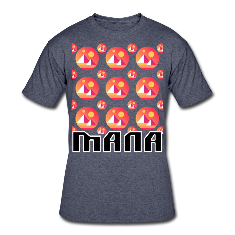 Crypto Currency Decentraland Coin MANA T-Shirt - navy heather