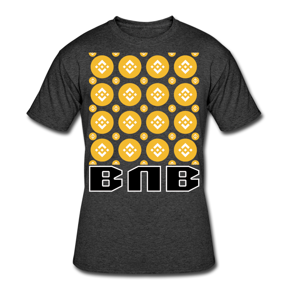 Crypto Currency Binance Coin BNB T-Shirt - heather black