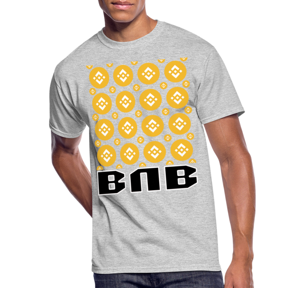 Crypto Currency Binance Coin BNB T-Shirt - heather gray