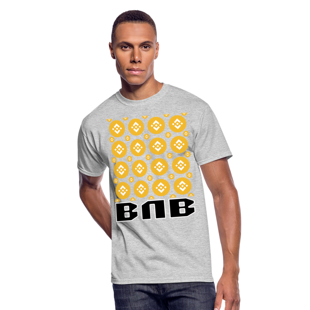 Crypto Currency Binance Coin BNB T-Shirt - heather gray
