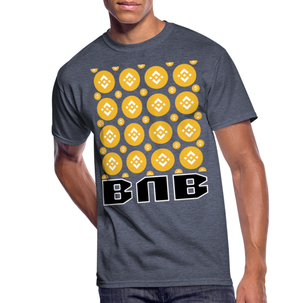 Crypto Currency Binance Coin BNB T-Shirt - navy heather