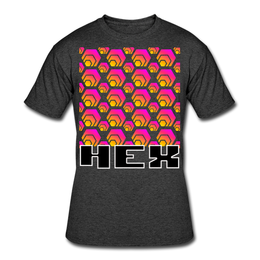 Crypto Currency Hex Coin HEX T-Shirt - heather black