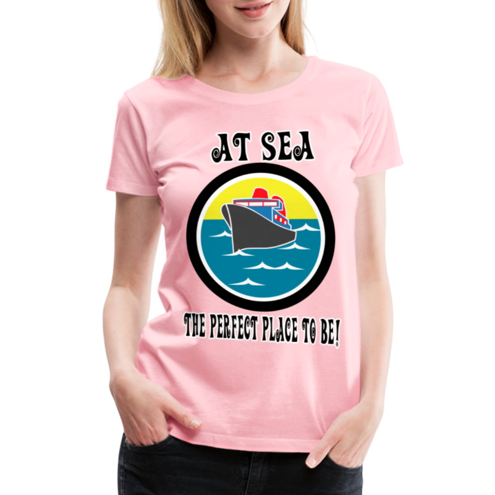 Women’s Premium "At Sea" T-Shirt - pink