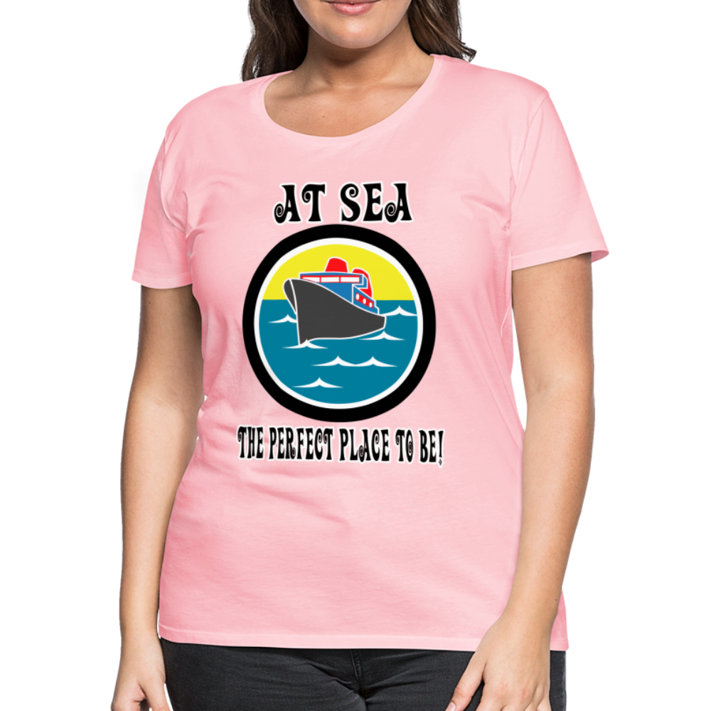 Women’s Premium "At Sea" T-Shirt - pink