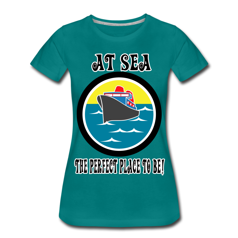 Women’s Premium "At Sea" T-Shirt - teal