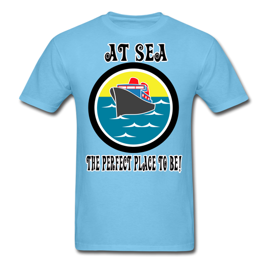 Unisex Classic "At Sea" T-Shirt - aquatic blue