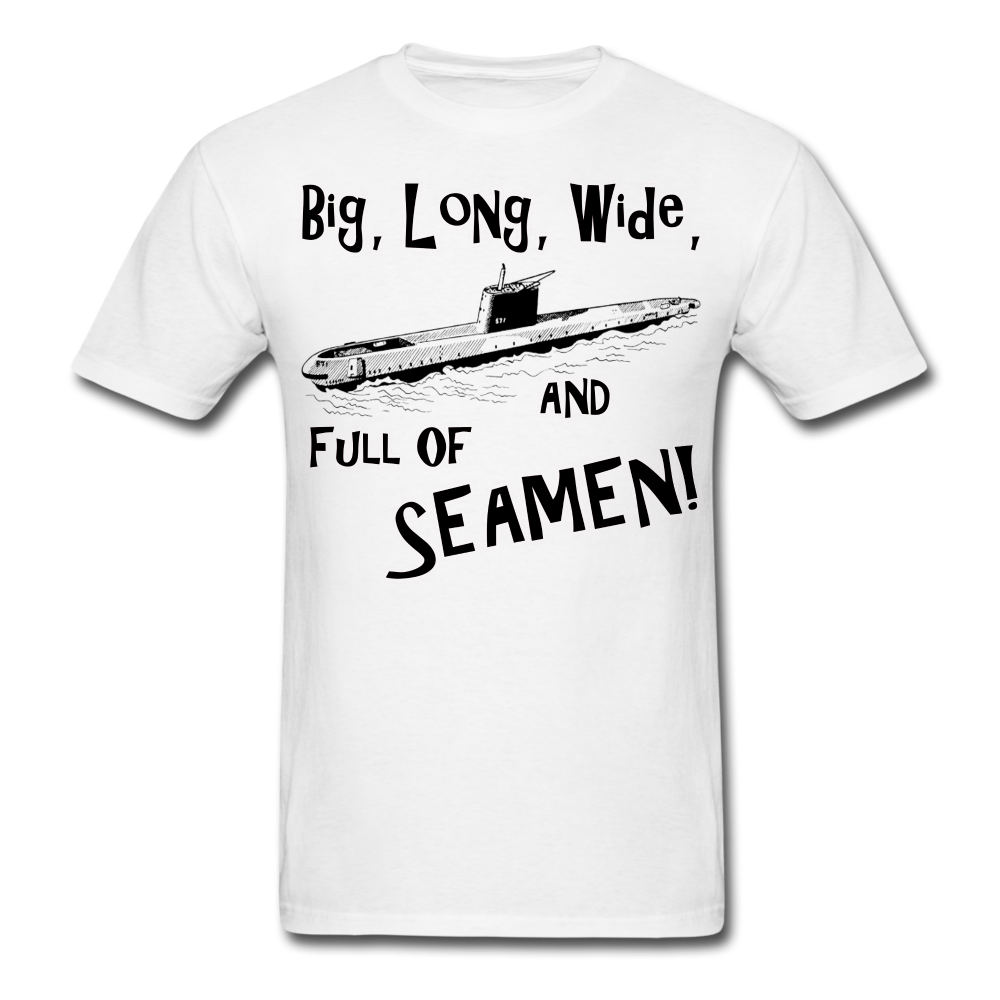 Unisex Classic "Seaman" Funny T-Shirt - white