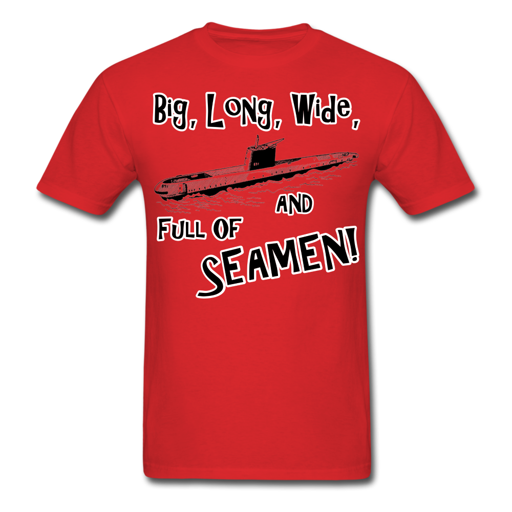Unisex Classic "Seaman" Funny T-Shirt - red