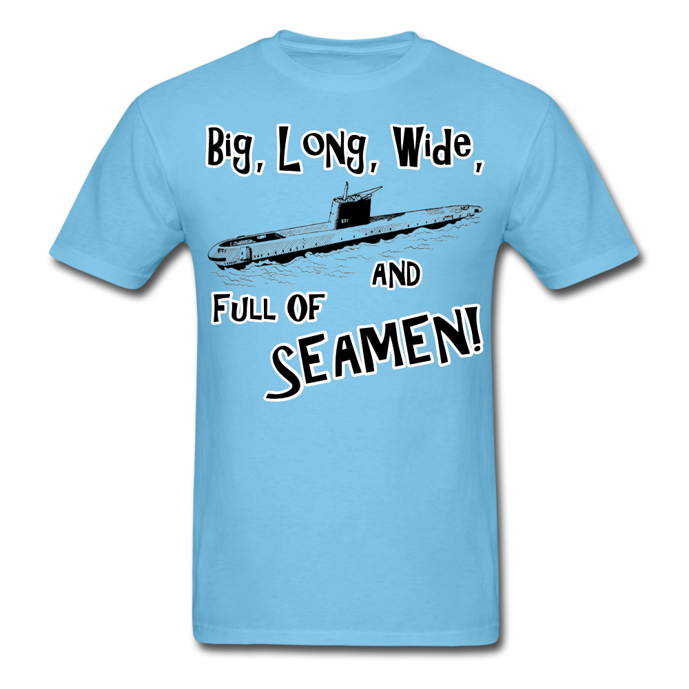 Unisex Classic "Seaman" Funny T-Shirt - aquatic blue