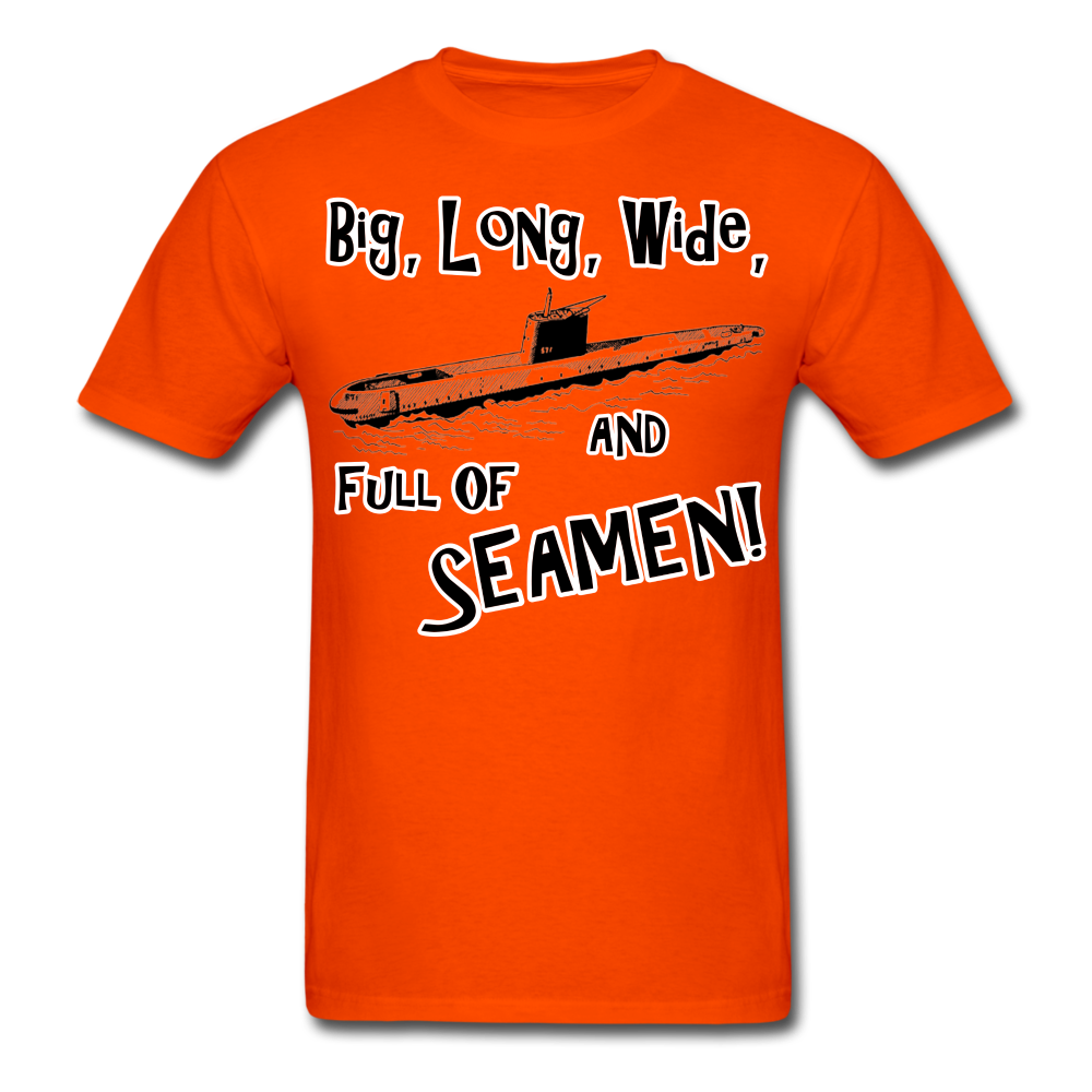 Unisex Classic "Seaman" Funny T-Shirt - orange