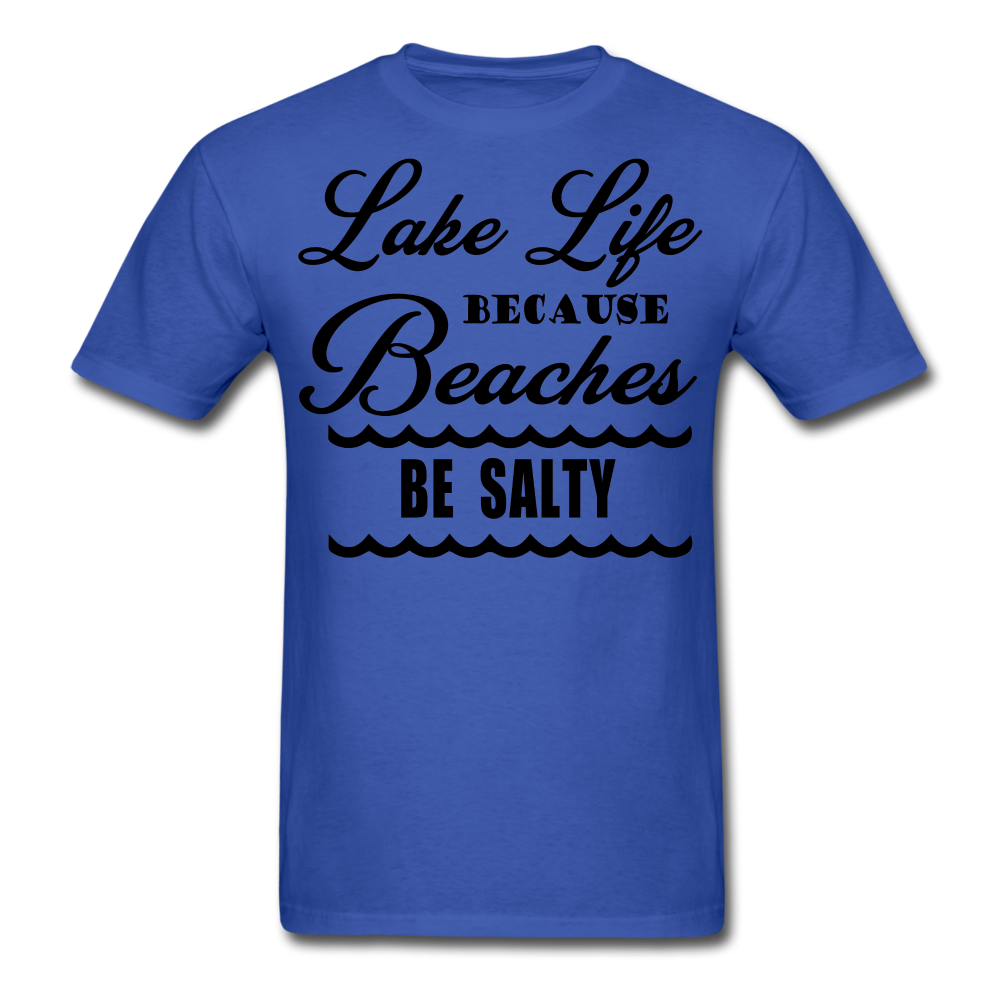 Unisex Classic "Lake Life" Funny T-Shirt - royal blue
