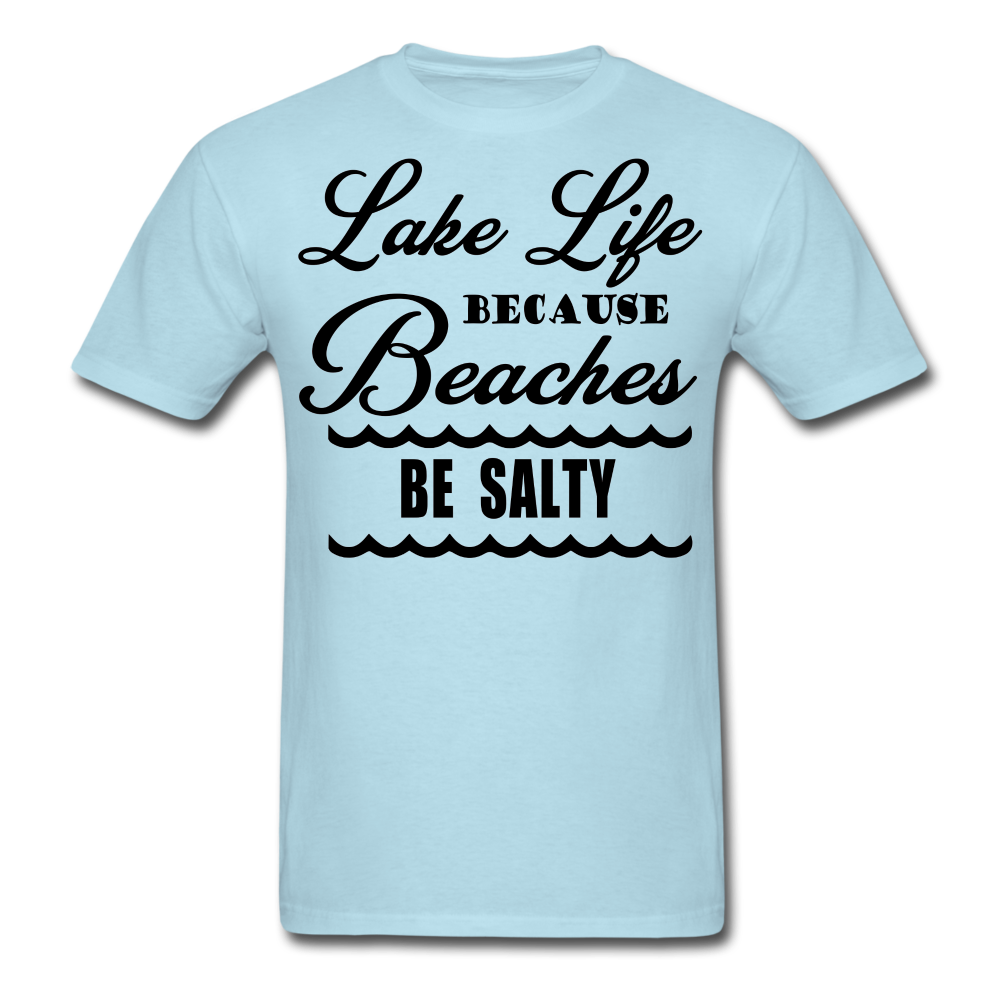 Unisex Classic "Lake Life" Funny T-Shirt - powder blue