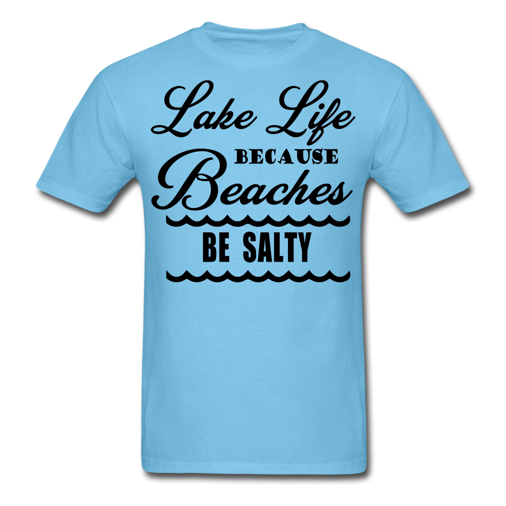 Unisex Classic "Lake Life" Funny T-Shirt - aquatic blue