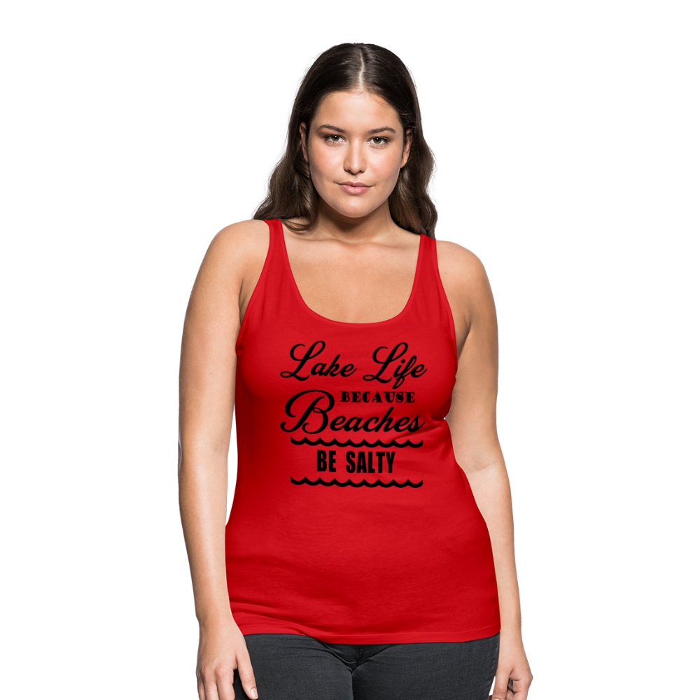 Women’s "Lake Life" Premium Tank Top - red