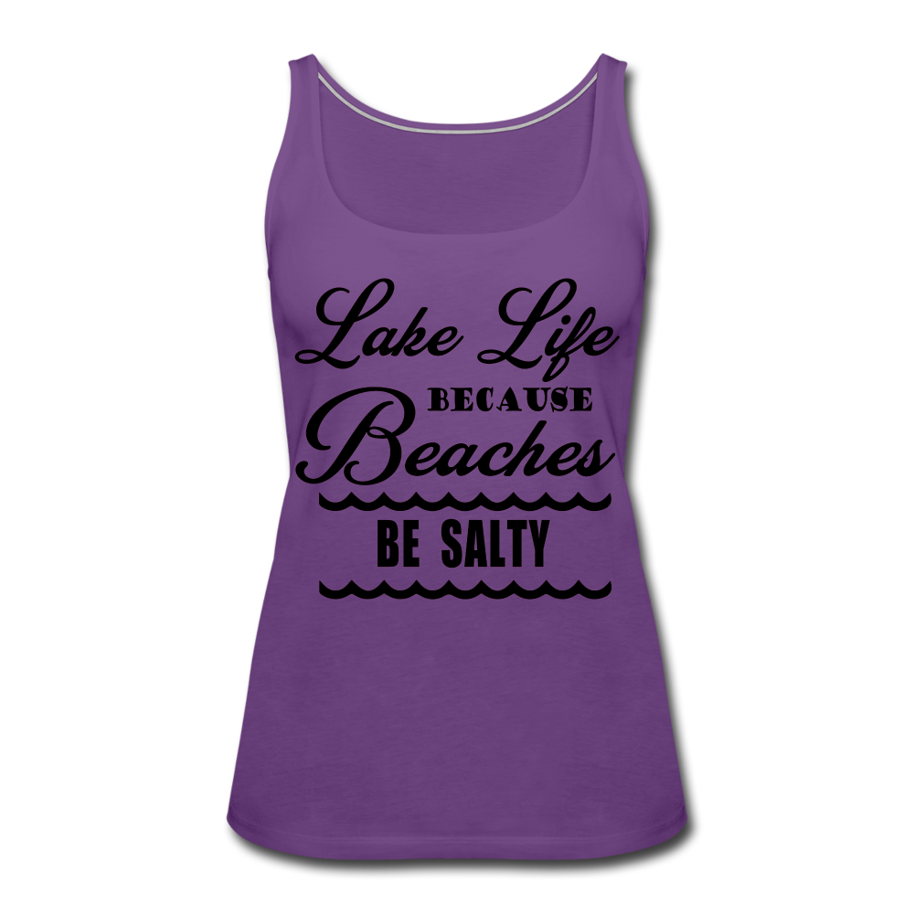 Women’s "Lake Life" Premium Tank Top - purple