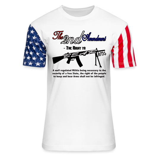2nd Amendment Stars And Stripes Premium T-Shirt - white